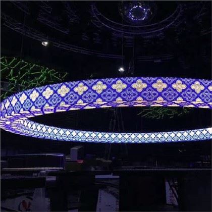 Cylinder LED skjár