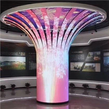 Foljanlegur LED skjár